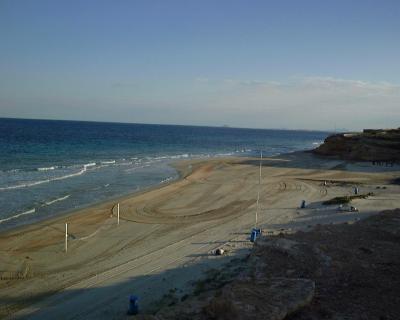 Mil Palmeras Beach,a few miles down the coast between Campoamor and Horadada